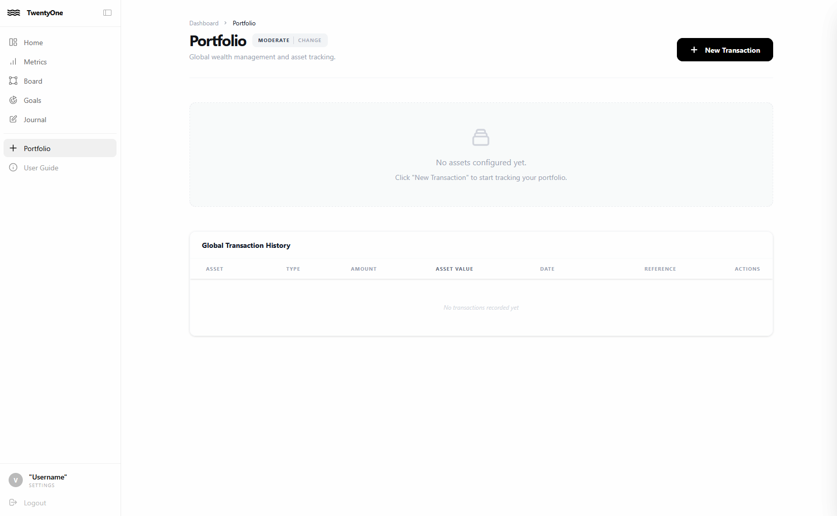 Manage Portfolio Section